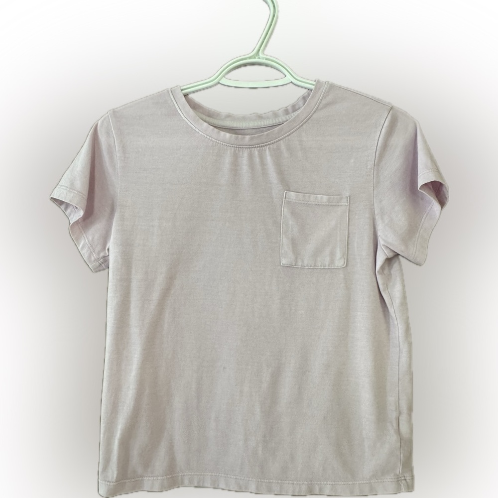 2 x Cat & Jack t shirts. One with Pocket and one without